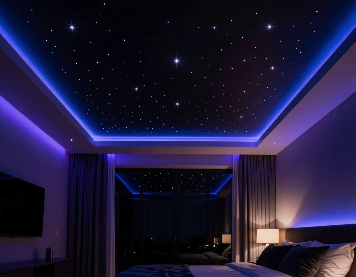 Звёздное небо и LED-ленты